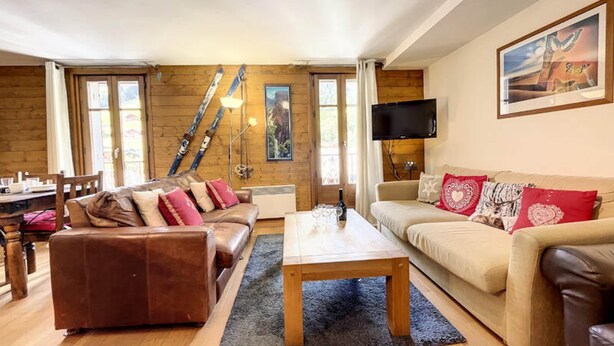 Living area - La Parisienne - Apartment - 6 People - Center (Les Gets)