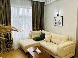 In-room safe, desk, laptop workspace, blackout drapes