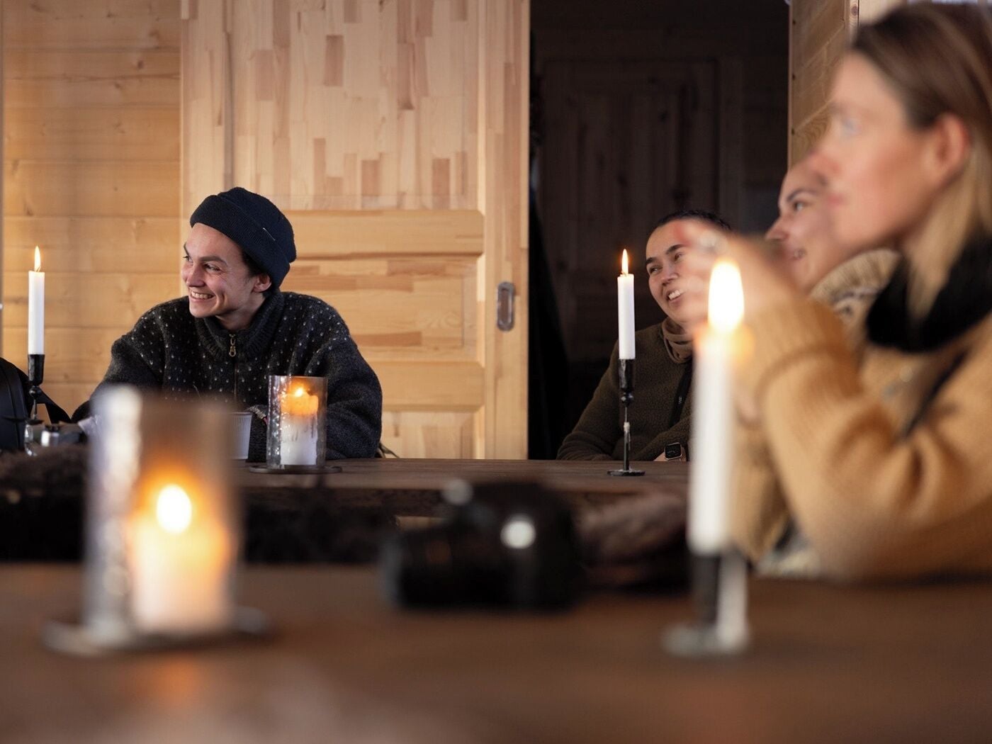 Comfort-hytte - delvis havudsigt | Opholdsområde