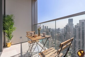 Luxury Apartment, 2 Bedrooms, Balcony, City View | View from room