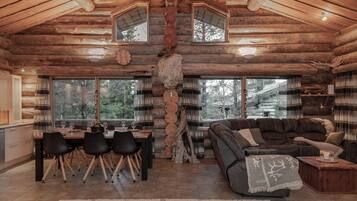 Superior Villa, 5 Bedrooms, Slope side | Living area | Flat-screen TV