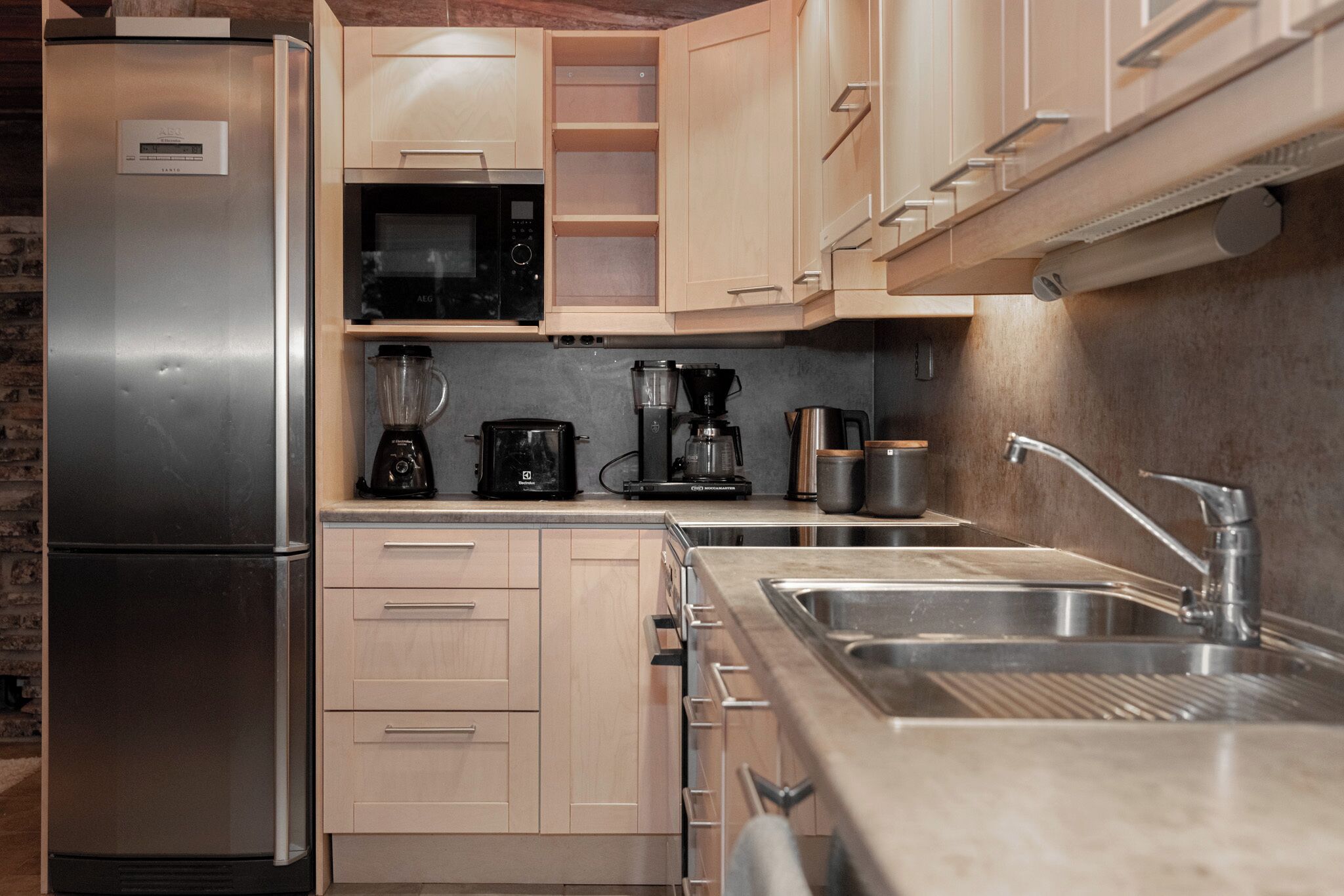 Villa superior, 5 habitaciones, junto a la pista de ski | Cocina privada | Refrigerador con congelador, microondas, horno y parrilla de estufa 