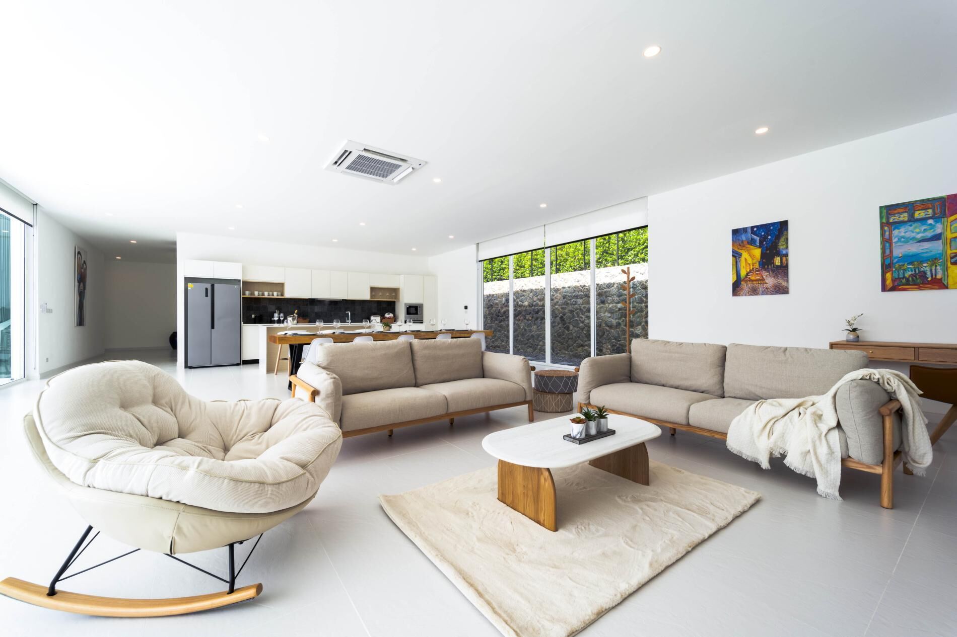 House, Private Pool, Garden View | Living area