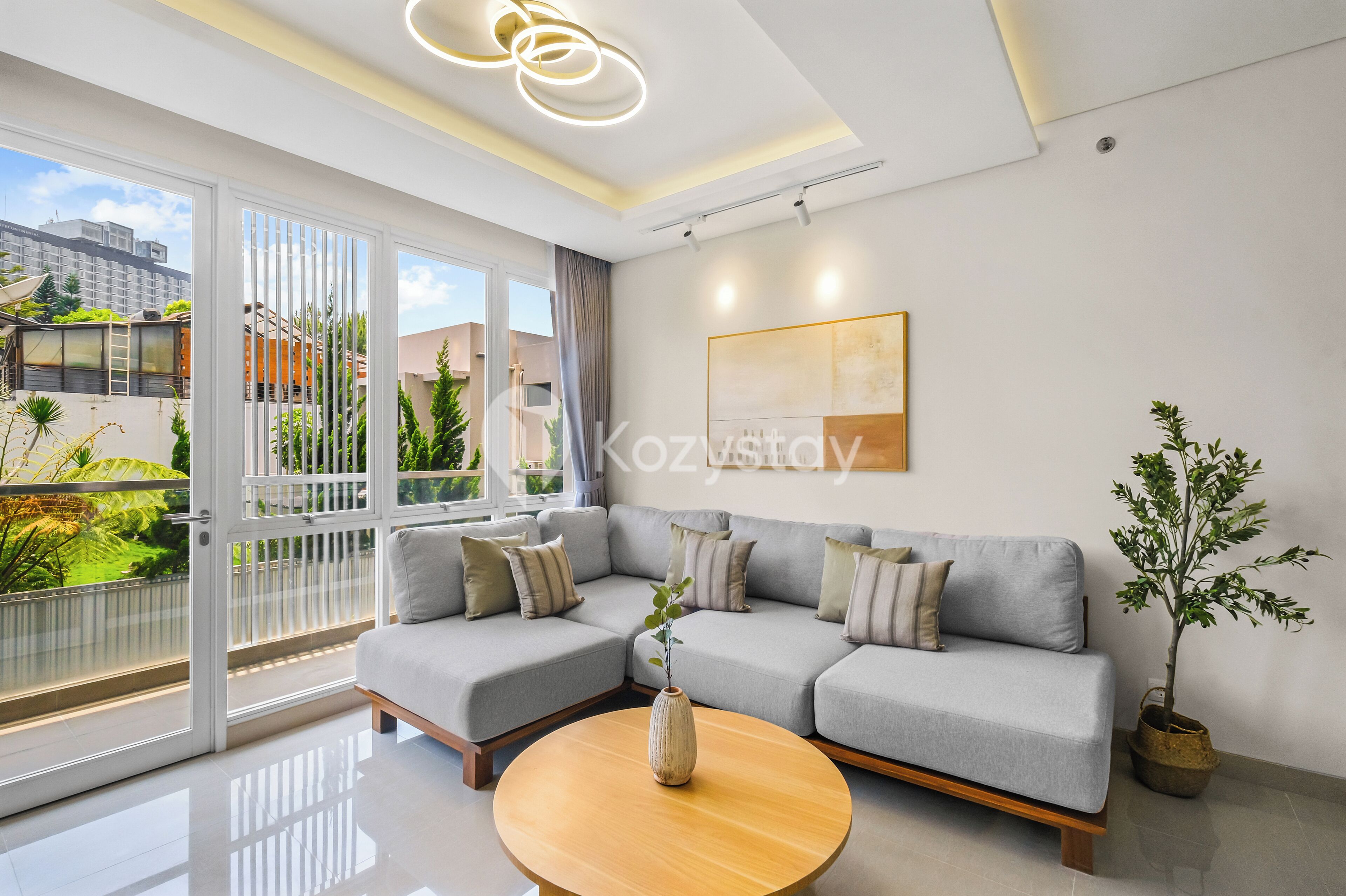 Appartement, 2 chambres, vue jardin | Salle de séjour