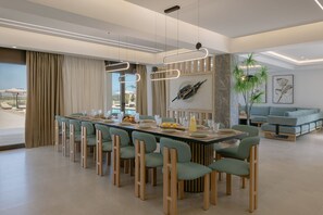 Dining - Anassa Villa, with 110m² Pool & Emerald Gardens (Rethymno)
