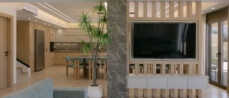 Smart TV, videogiochi, tavolo da ping pong, libri