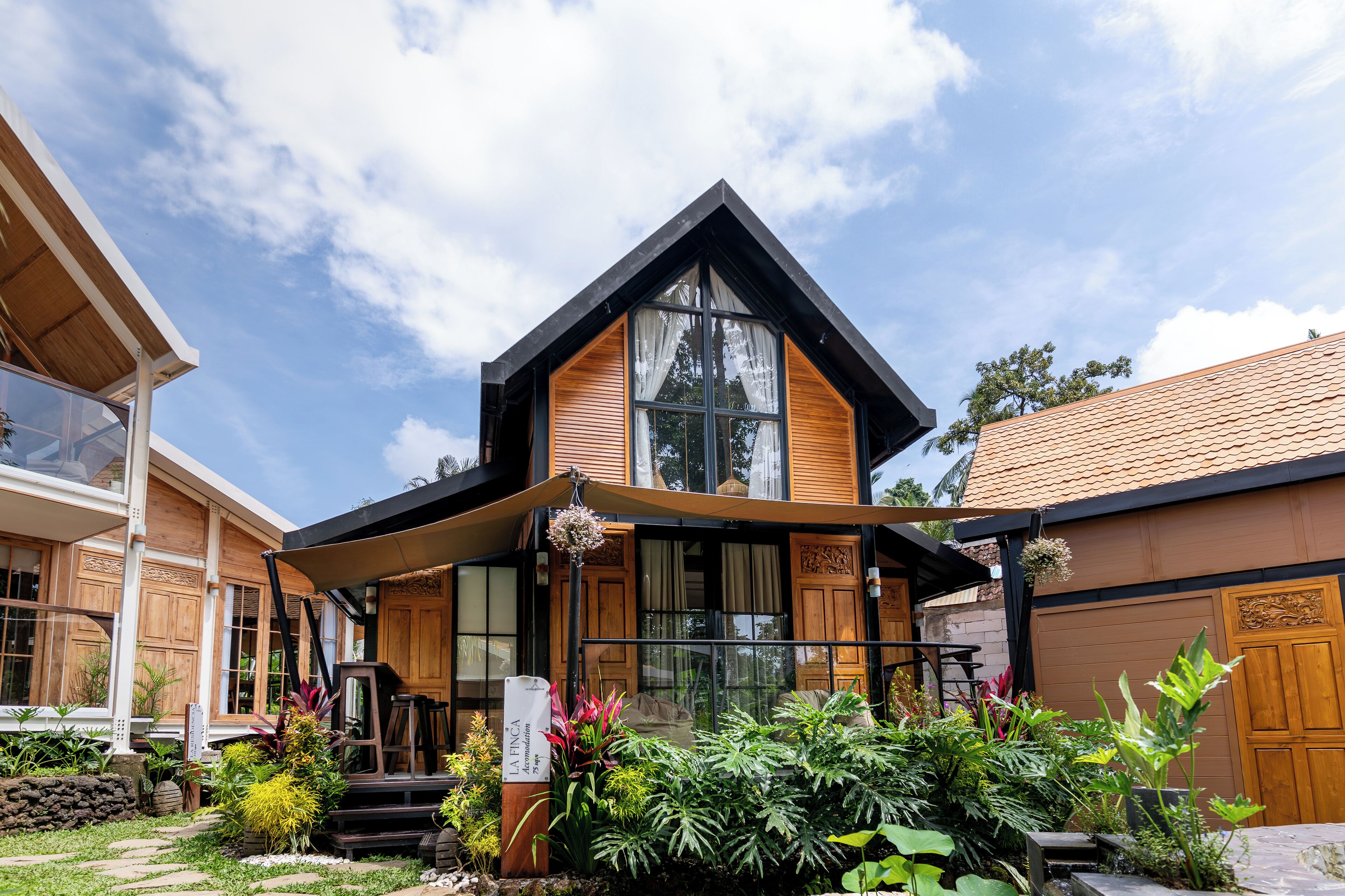 Blick von der Unterkunft