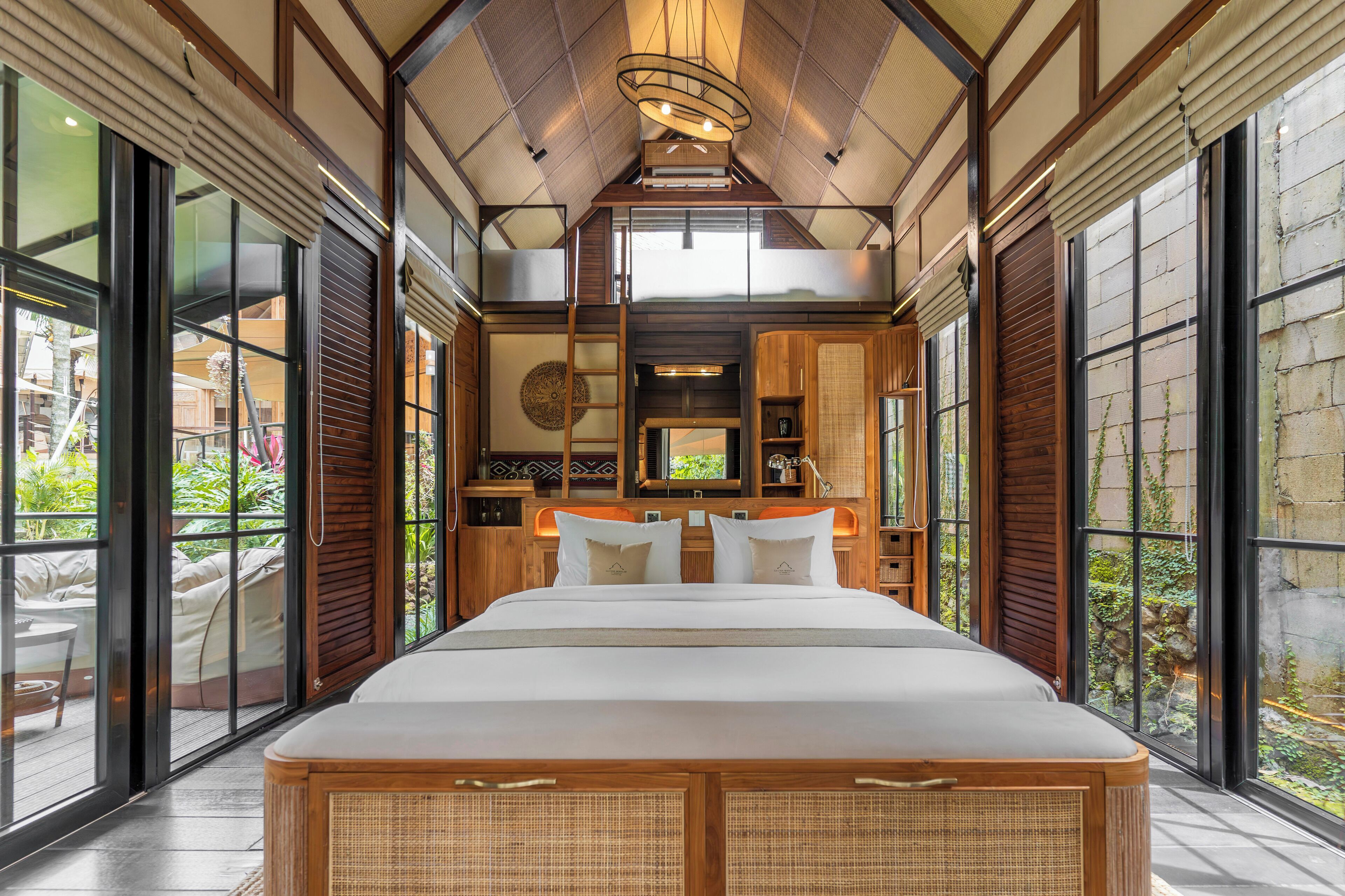 Bungalow Klasik, pemandangan kebun | Interior