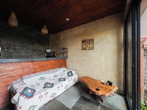 Villa, 2 Bedrooms, Private Pool | Private kitchen | Fridge, cookware/dishes/utensils