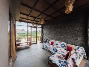 Villa, 2 chambres, piscine privée | Aire de séjour