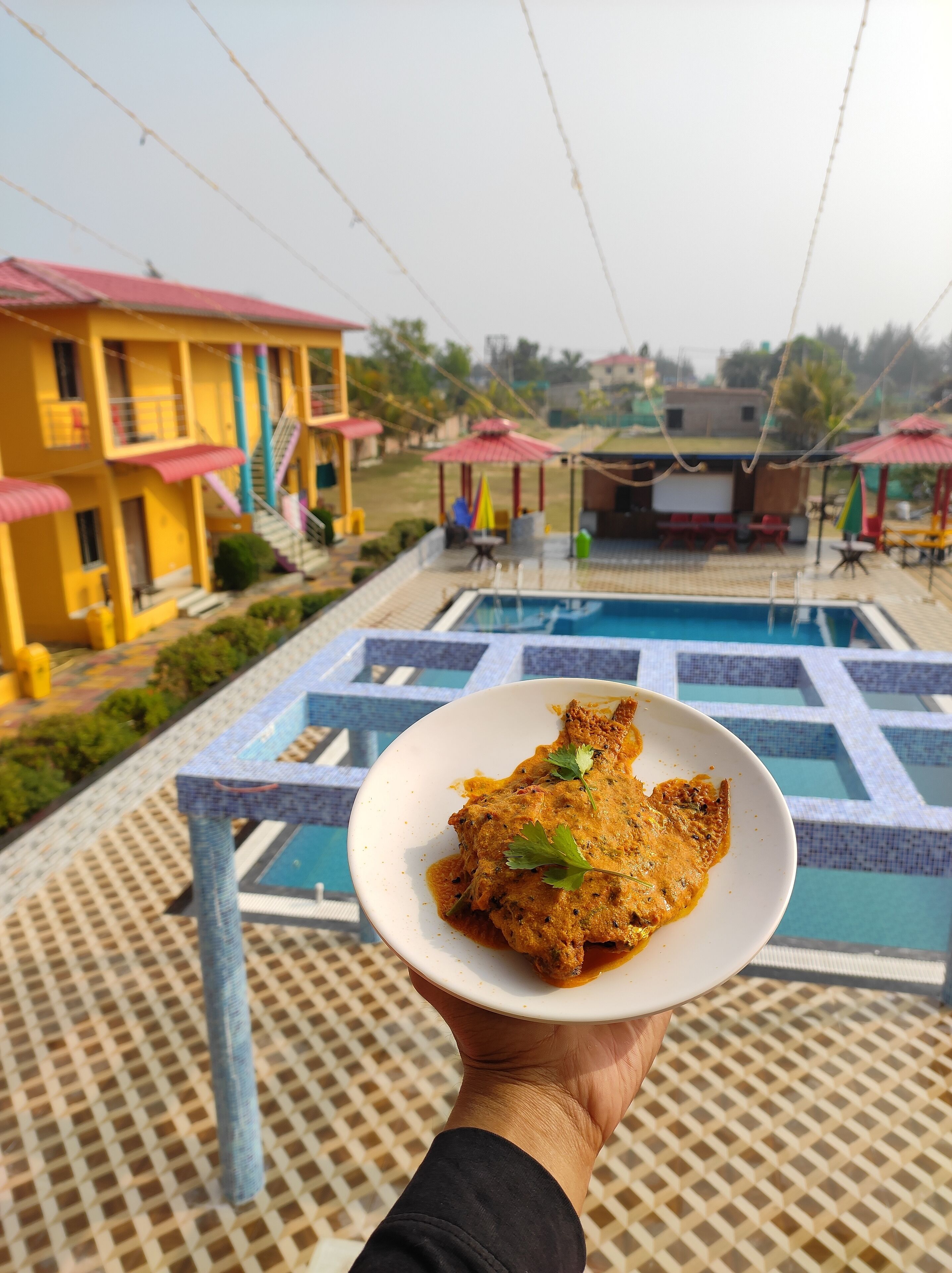 Cascada en la alberca