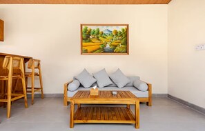 Vila, 2 kamar tidur, patio, pemandangan kolam renang | Teras/patio