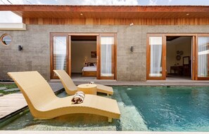 Villa, 2 soverom, terrasse, bassengutsikt | Utsikt fra rommet