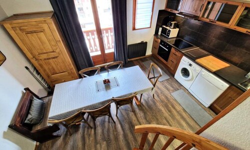 4 Rooms + Cabin for 6/8 People in the Heart of the Resort 50m2