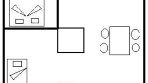 Floor plan - 2 Rooms 5 People - LE Nanda Devi - Plagne Centre - Wifi (La Plagne-Tarentaise)