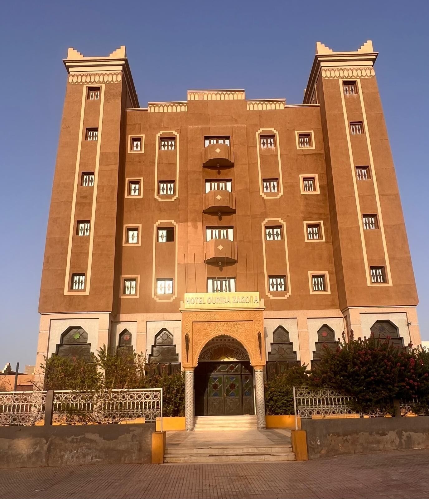 Façade de l’hébergement