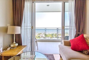 Appartement, 2 slaapkamers, toegankelijk voor mindervaliden, balkon | Woonkamer