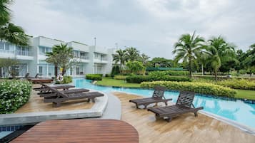 Apartment, 2 Schlafzimmer, barrierefrei, Balkon | Pool | Außenpool