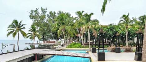 Condo, 2 Bedrooms, Accessible, Balcony | Pool | Outdoor pool