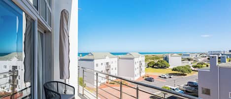 Deluxe Apartment, Balcony, Partial Sea View | Terrace/patio
