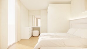 2 slaapkamers, een strijkplank/strijkijzer, gratis wifi, beddengoed