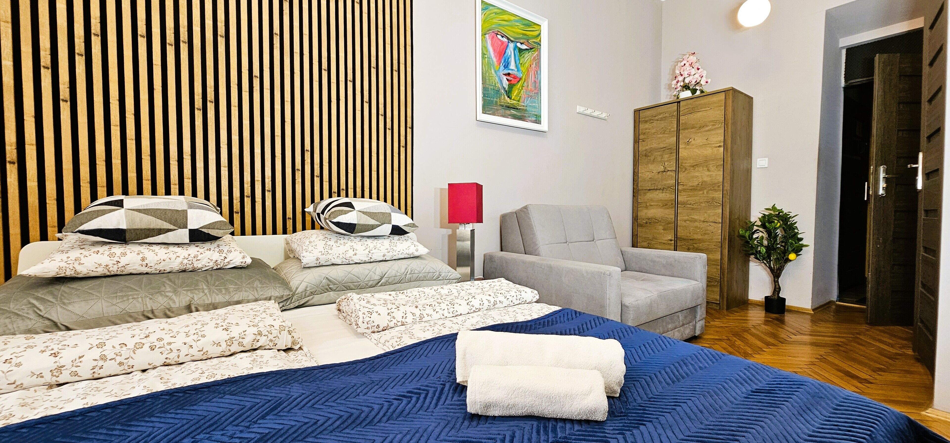 1 bedroom, iron/ironing board, free WiFi, bed sheets