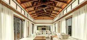 Luxury Villa, 4 Bedrooms, Private Pool, Garden View | Living area