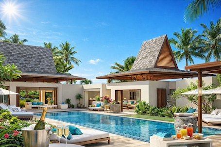 Exterior. Jacaranda Pool Villas with Maritim 5 Star Beach Resort access