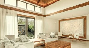 Villa Luxury, 4 camere da letto, piscina privata, vista giardino | Area soggiorno