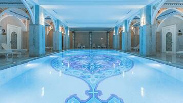 Indoor pool, seasonal outdoor pool
