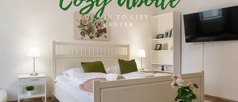 شقة بتجهيزات أساسية | مكواة/لوح كي وواي فاي مجانًا