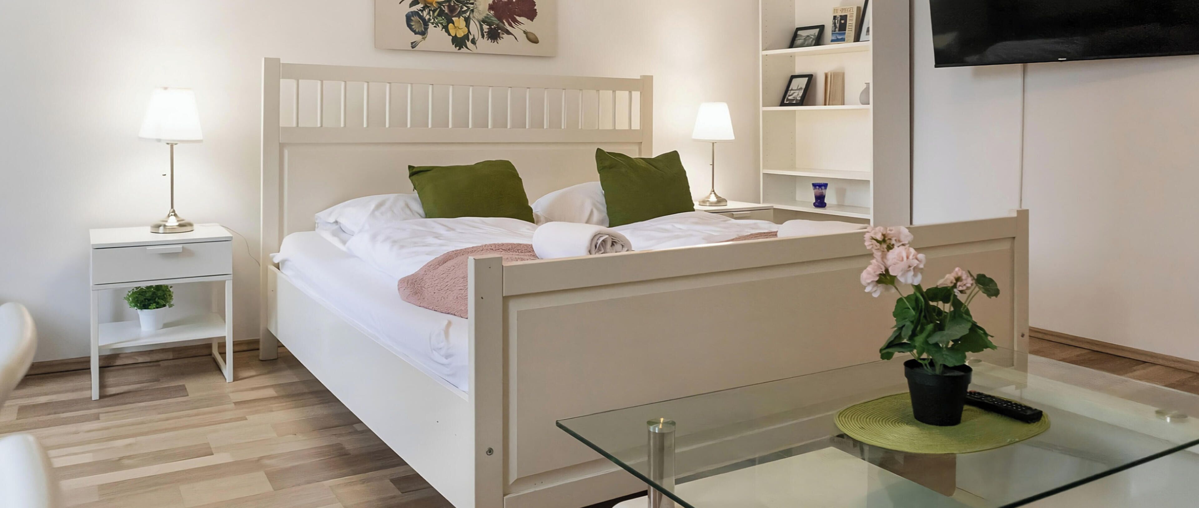 Basic-Apartment | Bügeleisen/Bügelbrett, kostenloses WLAN