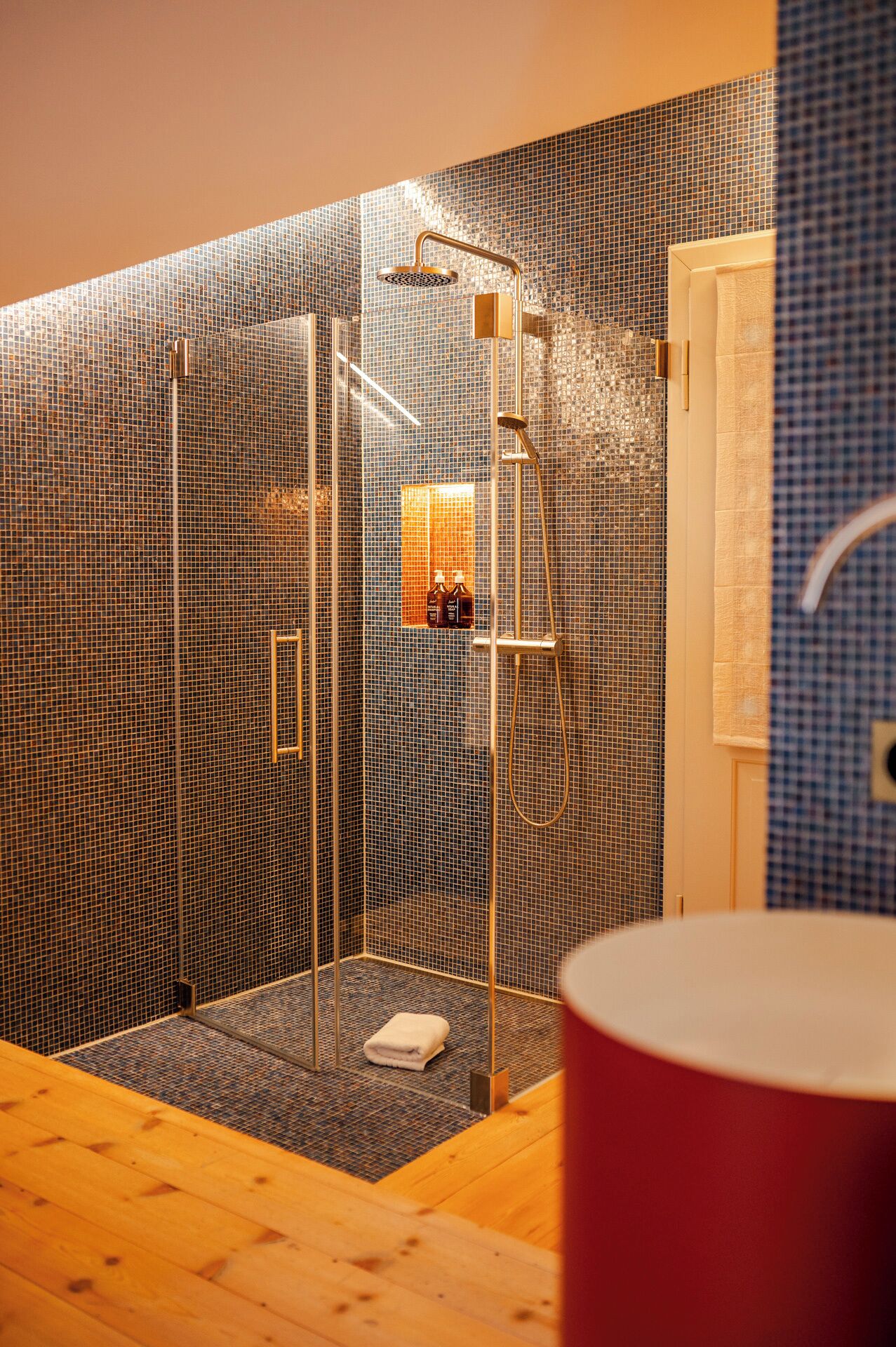 Luxury Villa, Mountain View | Bathroom | Separate tub and shower, free toiletries, hair dryer, bathrobes