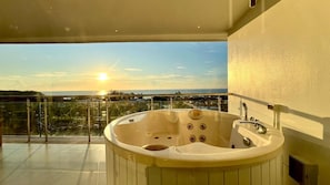 Apartment, 2 Bedrooms, Accessible, Balcony | Outdoor spa tub - Sunset Plaza Condominium (Karon)