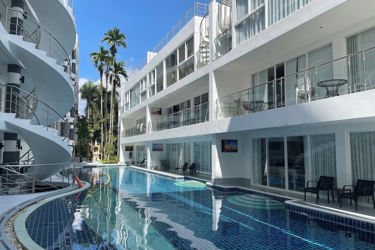 Leilighet, 2 soverom, tilgjengelighetstilpasset, balkong | Basseng | Utendørsbasseng