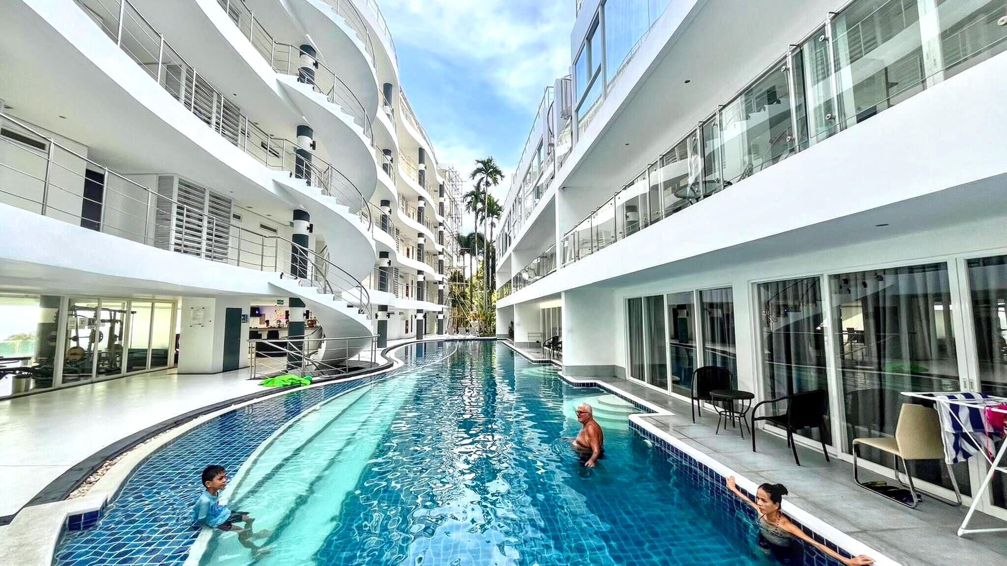 Căn hộ, 2 phòng ngủ, phù hợp cho người khuyết tật, ban công | Hồ bơi | Hồ bơi ngoài trời 