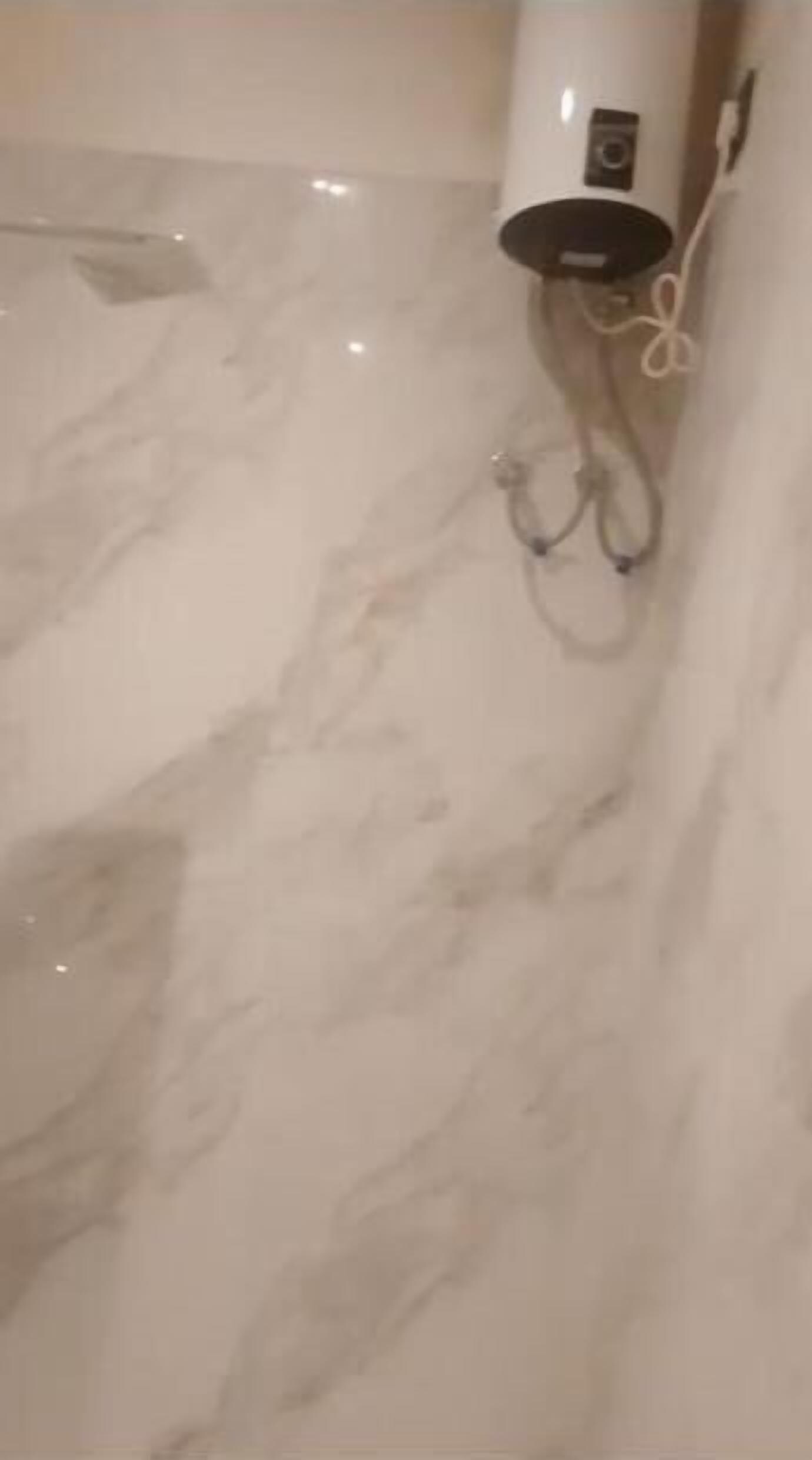 Shower, free toiletries, towels, soap