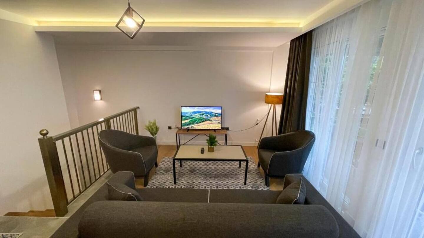 Superior Duplex, 2 Bedrooms | Living area | 43-inch Smart TV with satellite channels, Netflix, streaming services