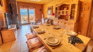 Dining - Cocooning chalet, mountain view, sauna, 6p (Ventron)