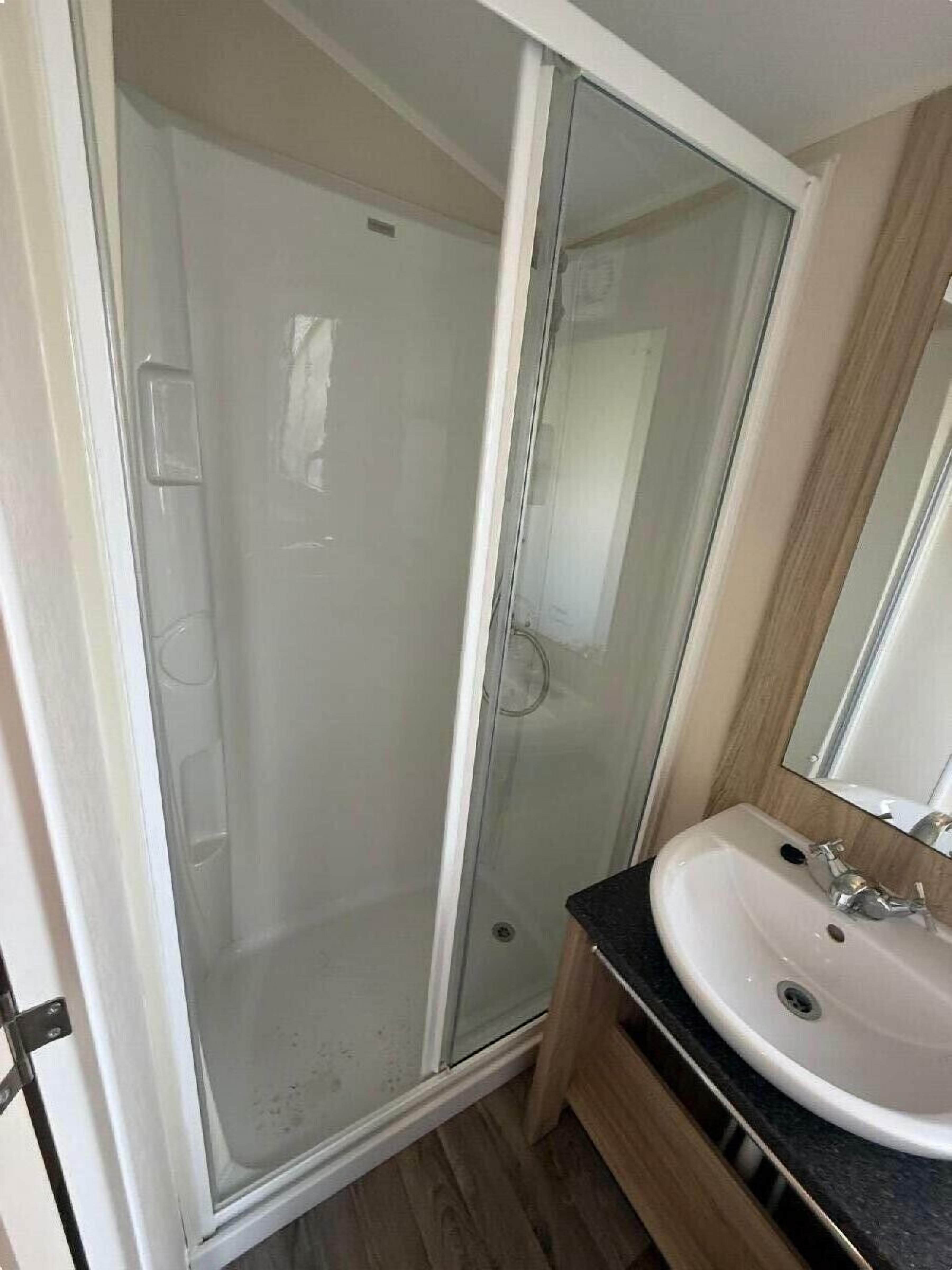 Shower, hair dryer