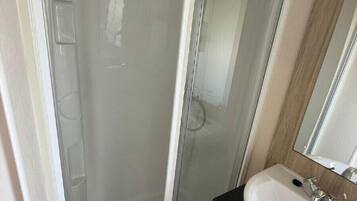 Shower, hair dryer