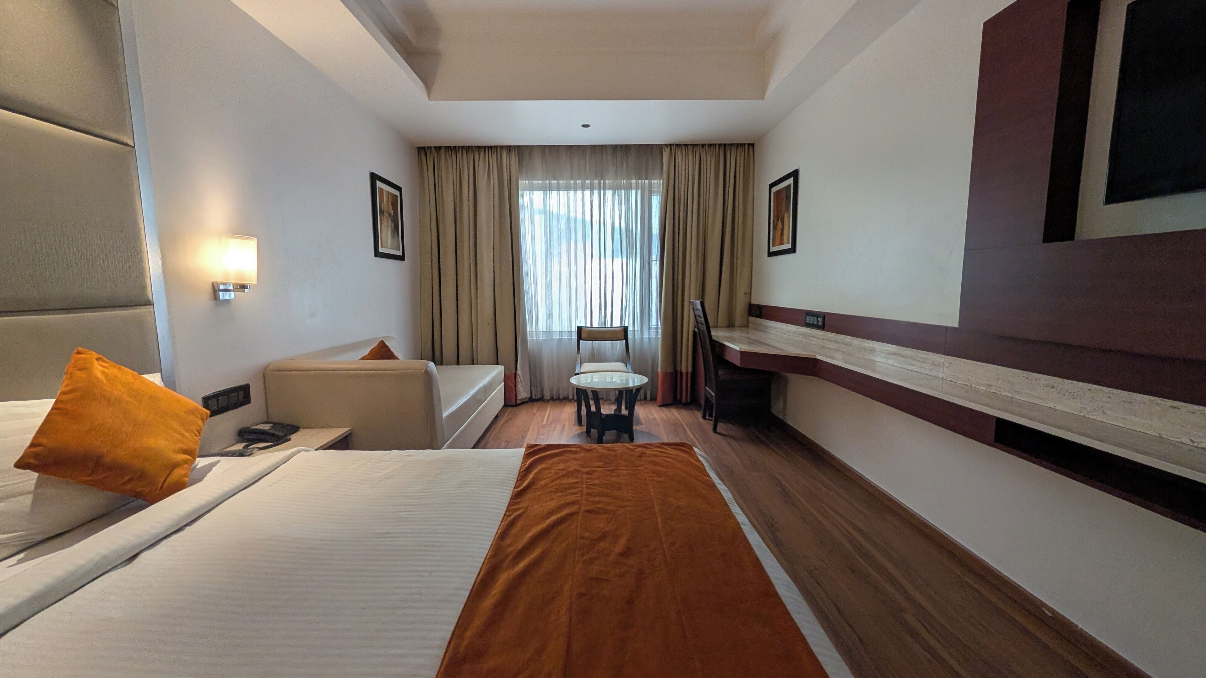 Executive Twin Room, City View | Desk, laptop workspace, iron/ironing board, free WiFi