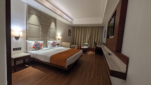 Deluxe Double Room, City View | Desk, laptop workspace, iron/ironing board, free WiFi - High Rise Suites (Bangalore)