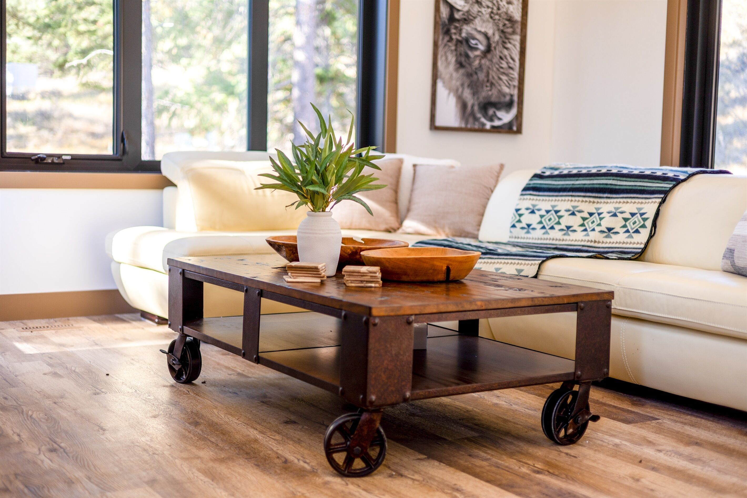 TV connectée, cheminée