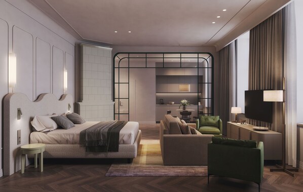 Studio (Apartment) | In-room safe, desk, laptop workspace, blackout curtains - Carillon Aparthotel - Keystone Collection, opening December 2025 (Rīga)