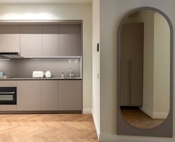 Mini-fridge, microwave, stovetop, dishwasher