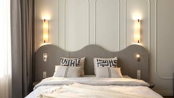 エグゼクティブ アパートメント | セーフティボックス (室内)、デスク、ノートパソコン用作業スペース、遮光カーテン