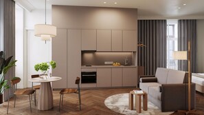 Superior Apartment | In-room safe, desk, laptop workspace, blackout drapes