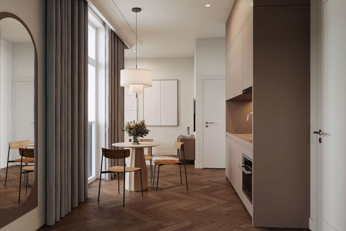 スーペリア アパートメント | セーフティボックス (室内)、デスク、ノートパソコン用作業スペース、遮光カーテン