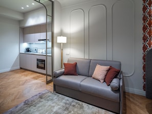 Estudio (Apartment) | Área de sala de estar